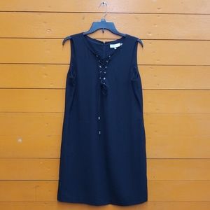 Calvin Klein NWT Black Sleeveless Shift Dress 10